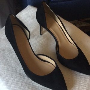 J crew black heels